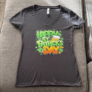 Black St. Patrick's Day Graphic T-Shirt